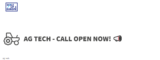 📣 OPEN CALL – AG TECH – digital technologies transforming global food systems